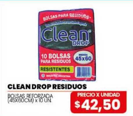 Danisant Clean Drop Residuos Bolsas Reforzada