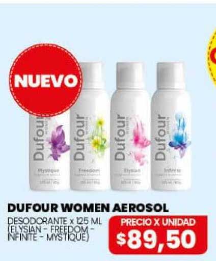 Danisant Dufour Women Aerosol Desodorante X 125 Ml (elysian - Freedom - Infinite - Mystique)