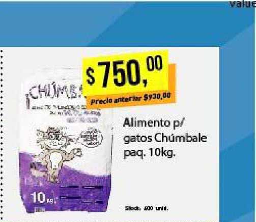 Supermercados Damesco Alimento P-Gatos Chúmbale Paq. 10kg.