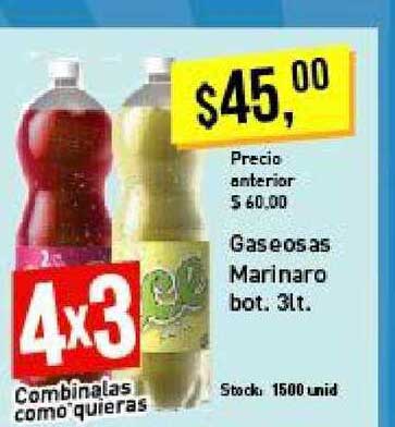 Supermercados Damesco Gaseosas Marinaro Bot. 3lt.