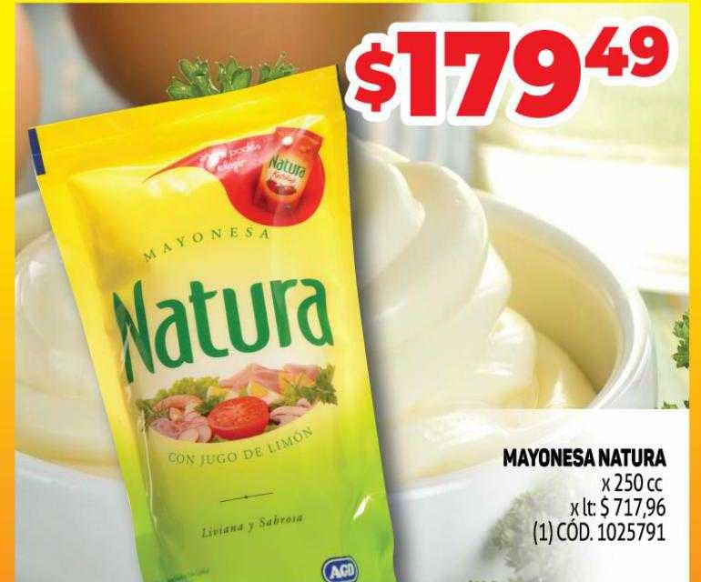 Oferta Mayonesa Natura en MAKRO