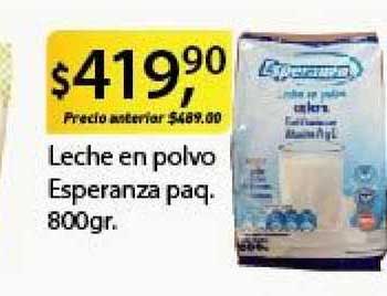 Supermercados Damesco Leche En Polvo Esperanza Paq. 800gr.