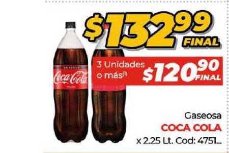 Diarco Gaseosa Coca Cola X 2.25 Lt.