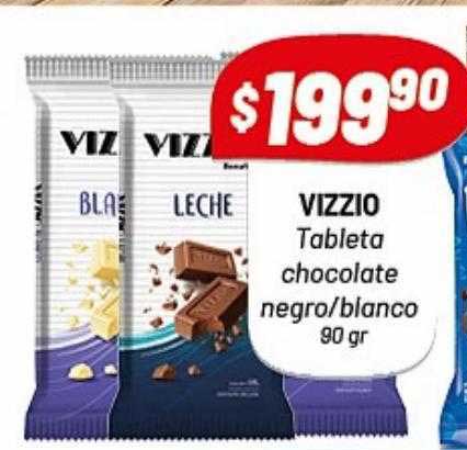 Almacor Vizzio Tableta Chocolate Negro-blanco