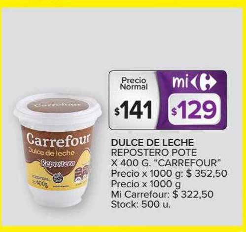 Dulce de leche repostero - Carrefour - 400 g