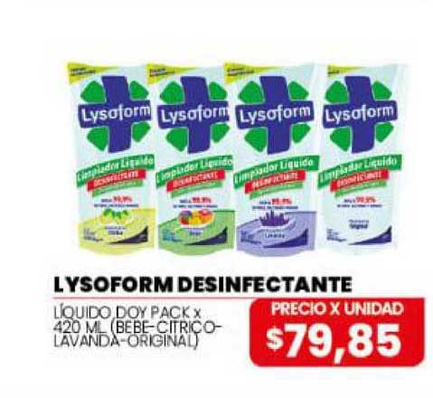 Danisant Lysoform Desinfectante Líquido Doy Pack