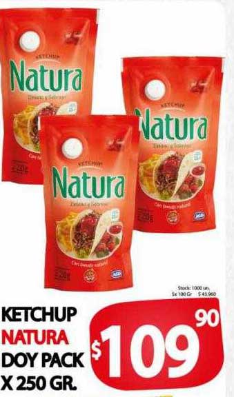 Supermercados Caracol Ketchup Natura
