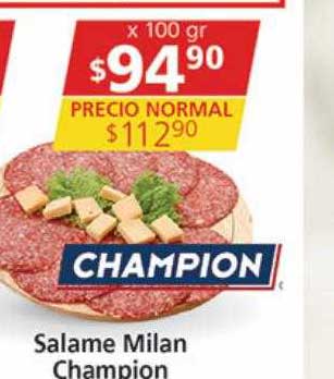 Supermercados Aiello Salame Milan Chapion