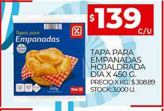 Supermercados DIA Tapa Para Empanadas Hojaldrada Dia