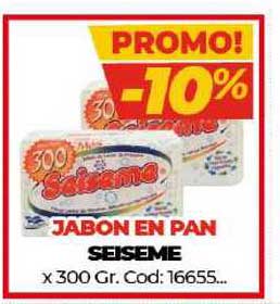 Diarco Jabon En Pan Seiseme X 300 Gr.