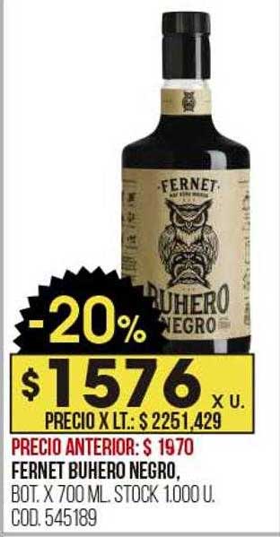 Coto Fernet Buhero Negro