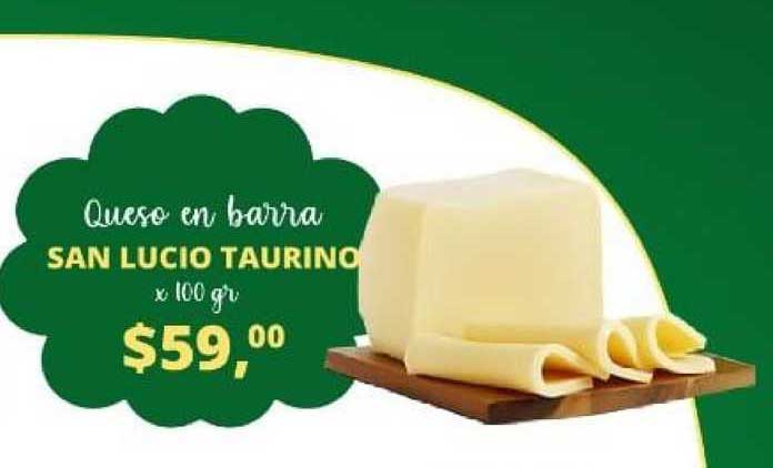 Supermercados A Granel Queso En Barra San Lucio Taurino