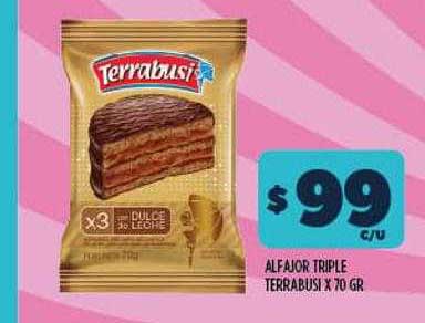 Supermercados Toledo Alfajor Triple Terrabusi