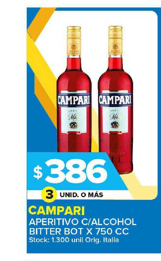 Campari Aperitivo C Alcohol Bitter en Carrefour Maxi