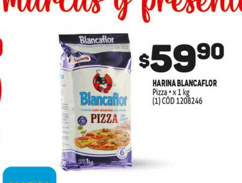 Oferta Harina Para Pizza Blancaflor X 1 Kg En Walmart