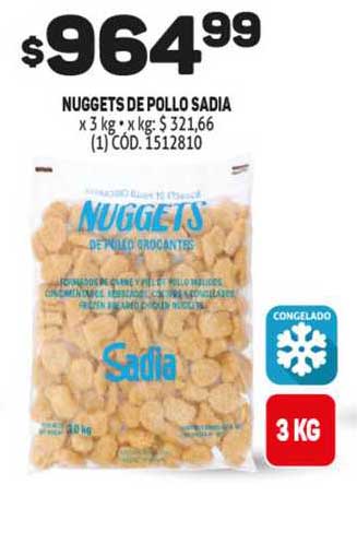 MAKRO Nuggets De Pollo Sadia X 3 Kg