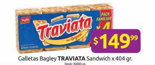 Cordiez Galletas Bagley Traviata Sandwich