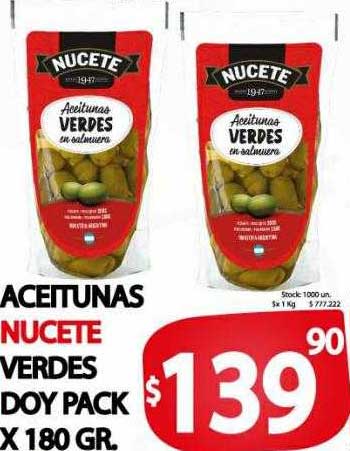 Supermercados Mariano Max Aceitunas Nucete Verdes Doy Pack