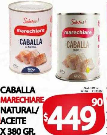 Supermercados Mariano Max Caballa Marchiare Natural O Aceite