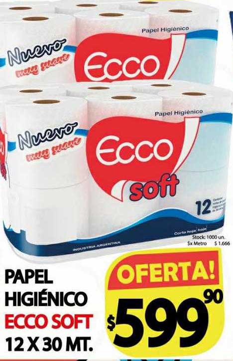 Supermercados Mariano Max Papel Higiénico Ecco Soft