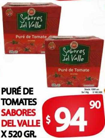 Supermercados Mariano Max Puré De Tomates Sabores Del Valle