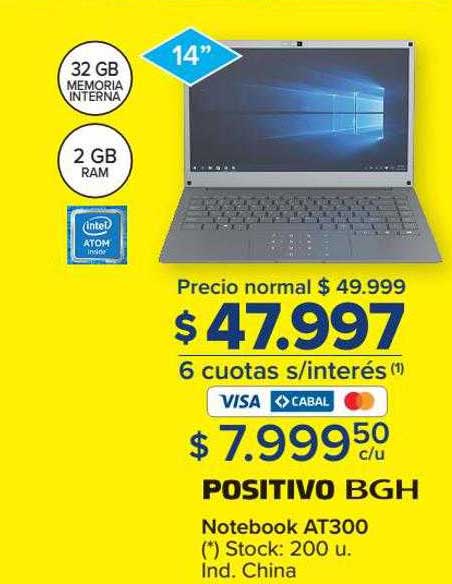 Carrefour Notebook At300 Positivo Bgh