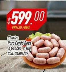 Supermercados Comodin Chorizo Puro Cerdo Boya E Gancho