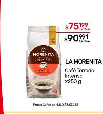 Cafe Molido Intenso La Morenita 250 gr
