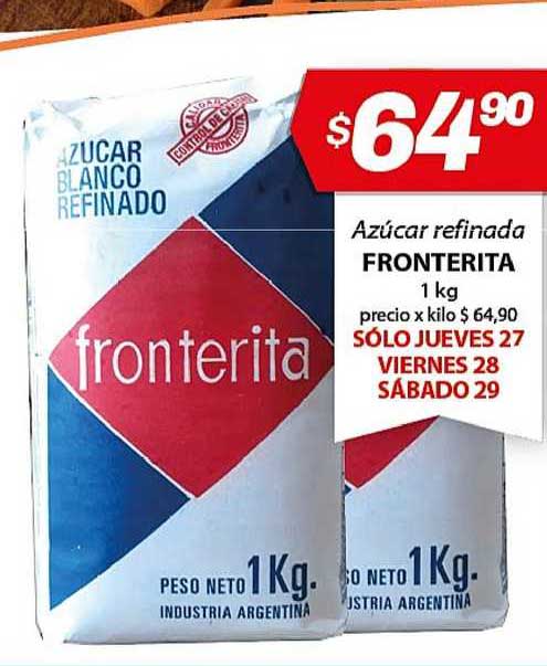 Almacor Azúcar Refinada Fronterita 1kg