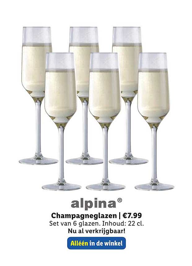 alpena® Champagn glazen