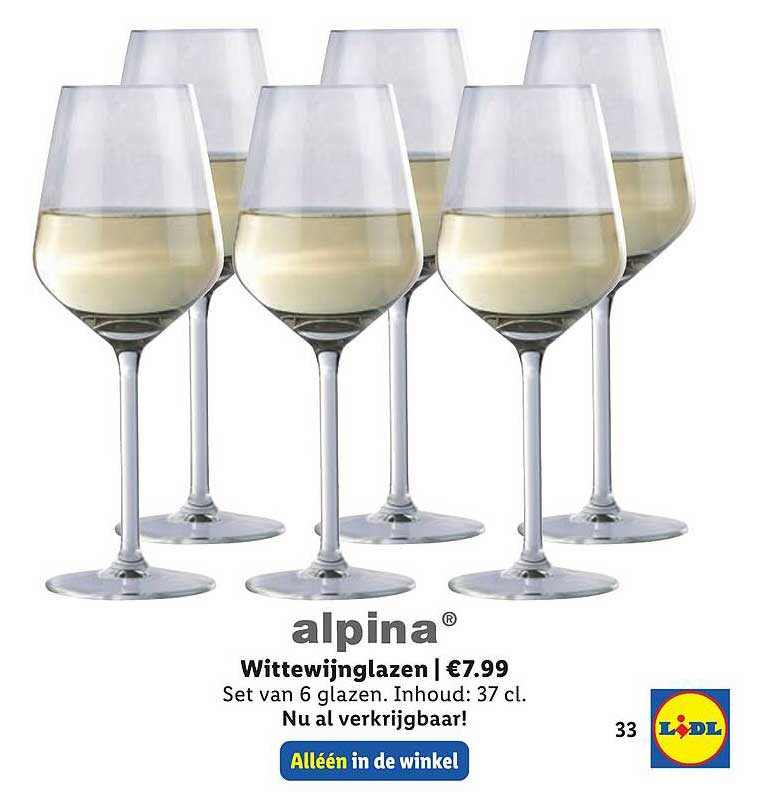 alpina® Wittewijnglazen