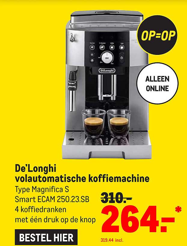 De'Longhi volautomatische koffiemachine