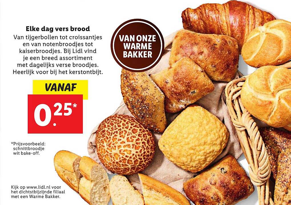 Elke dag vers brood