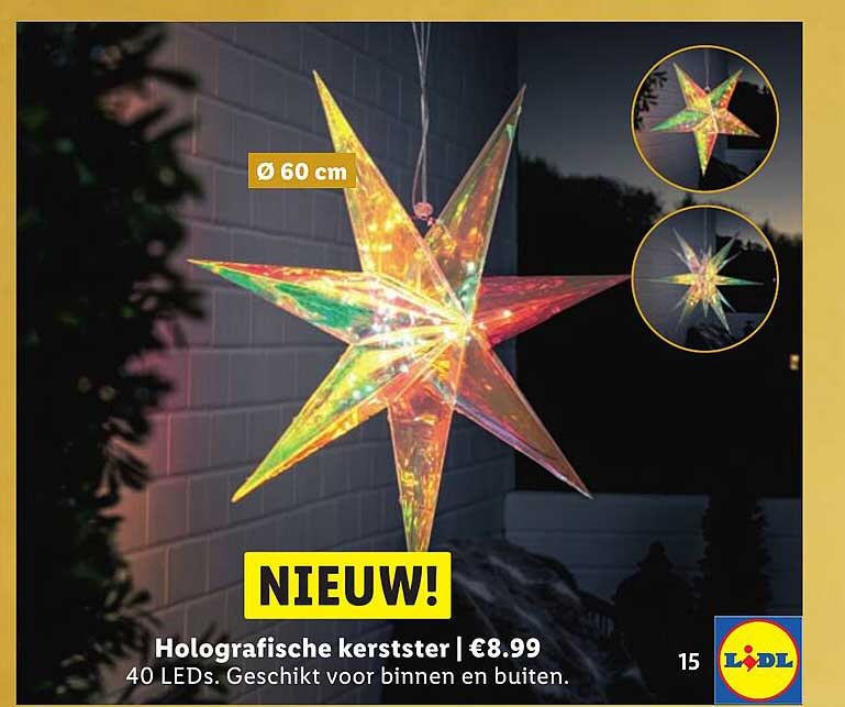 Holografische kerstster