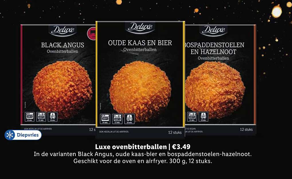 Luxe ovenbitterballen