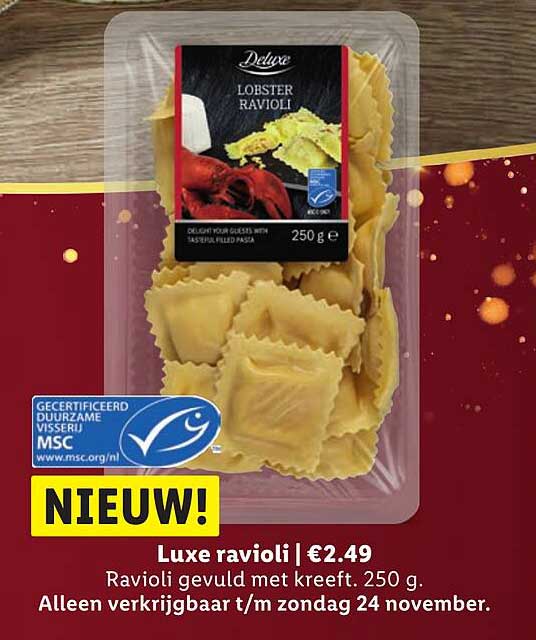 Luxe ravioli