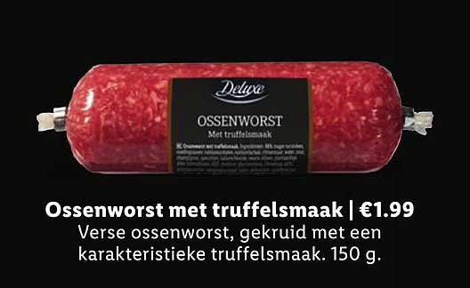 Ossenworst met truffelsmaak