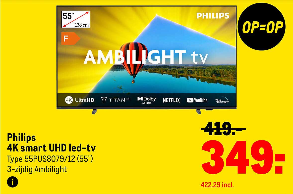 Philips 4K smart UHD led-tv