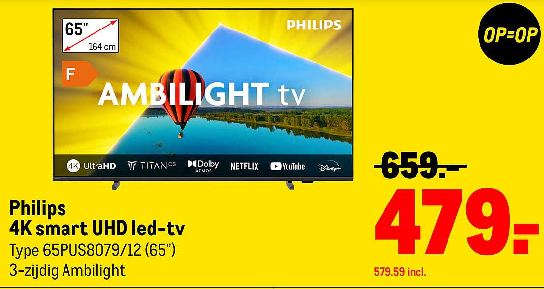 Philips 4K smart UHD led-tv