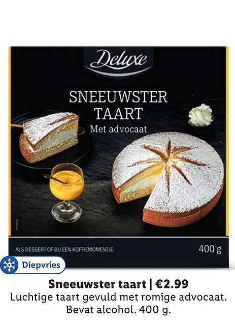 Sneeuwster taart