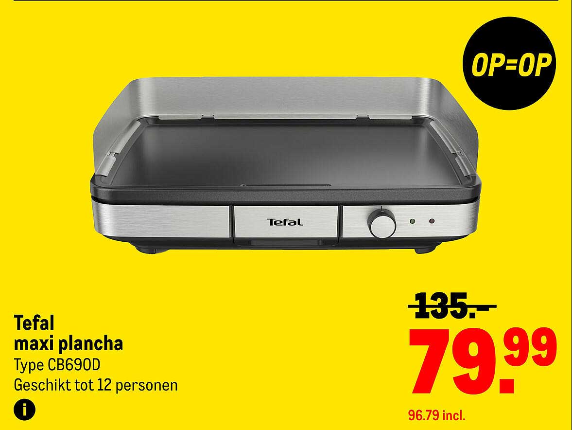 Tefal maxi plancha