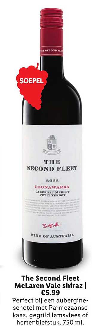 The Second Fleet McLaren Vale shiraz