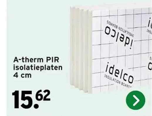 A-therm PIR isolatieplaten 4 cm