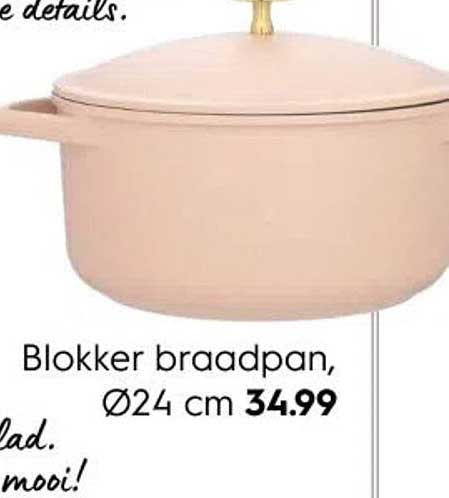 Blokker braadpan, Ø24 cm