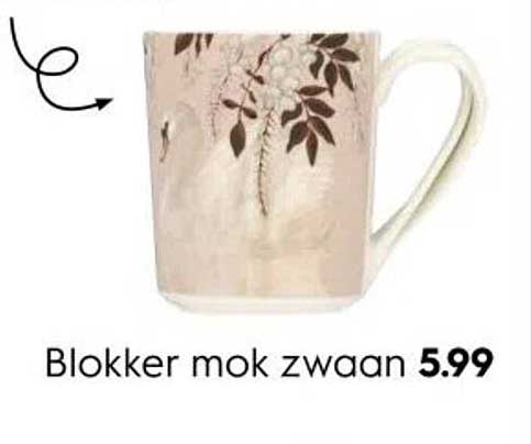 Blokker mok zwaan