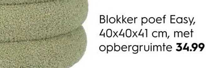 Blokker poef Easy