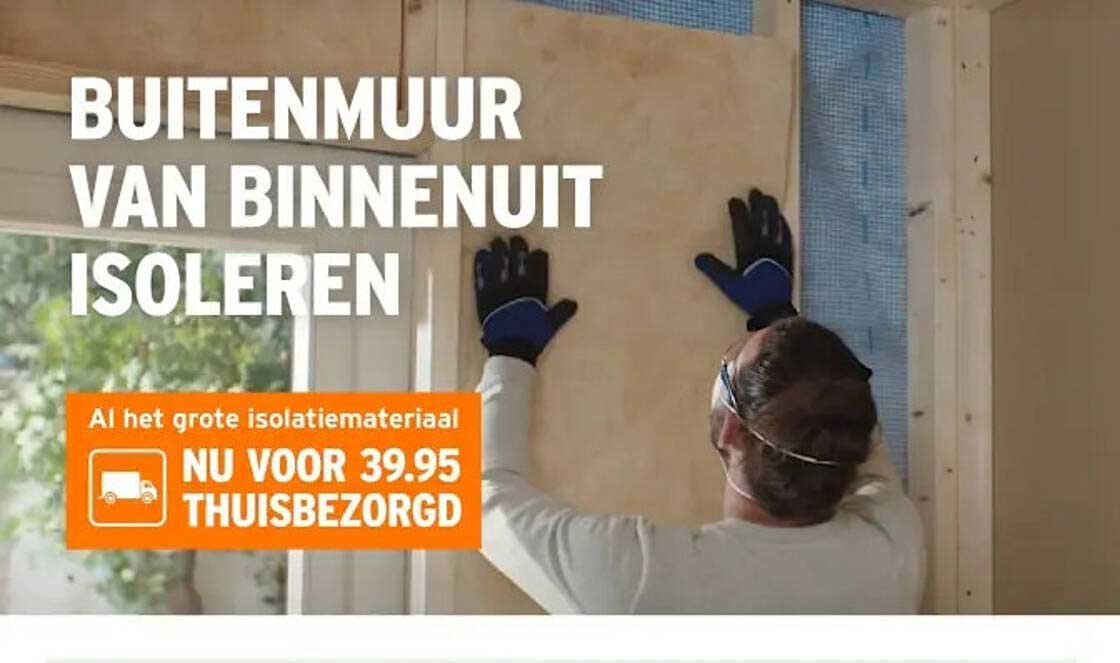 BUITENMUUR VAN BINNENUIT ISOLEREN