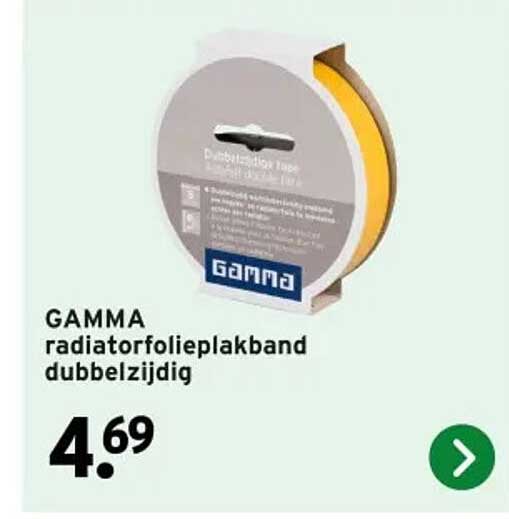 GAMMA radiatorfolieplakband dubbelzijdig