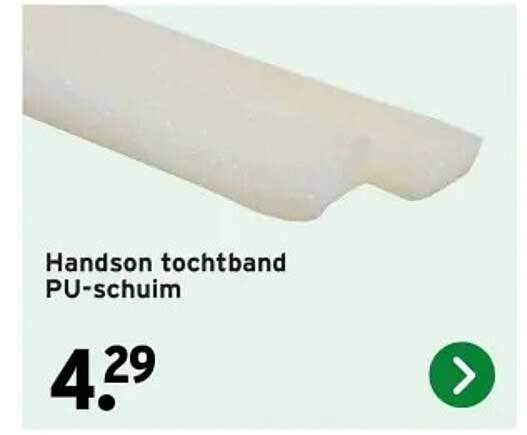 Handson tochtband PU-schuim