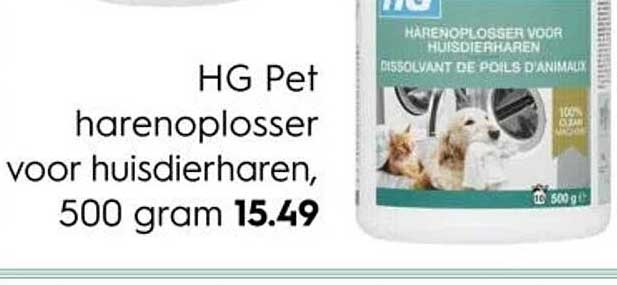 HG Pet harenoplosser voor huisdierharen